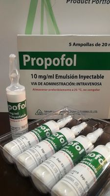 良い価格 終えられた適量はPropofolの麻酔の注射可能な乳剤Propofol 50mlを形作る オンライン